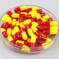 Empty Shell Gelatin Capsule Size 0 red yellow capsules Manufactory